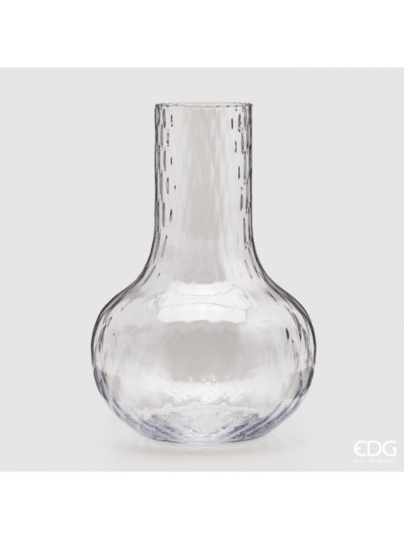 Edg vaso optic con collo h 37 d 26 cm