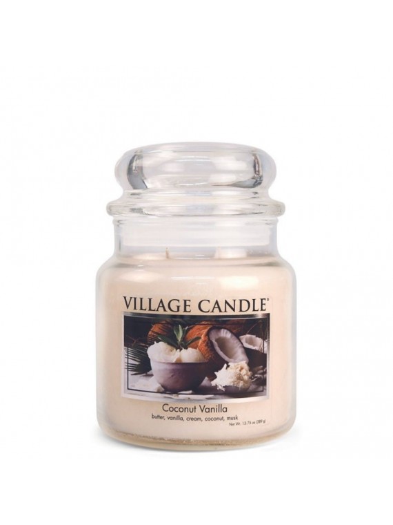 Village Candle Coconut Vanilla 16 oz