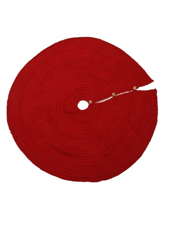 Vacchetti copribase tessuto maglia albero rosso diametro 112
