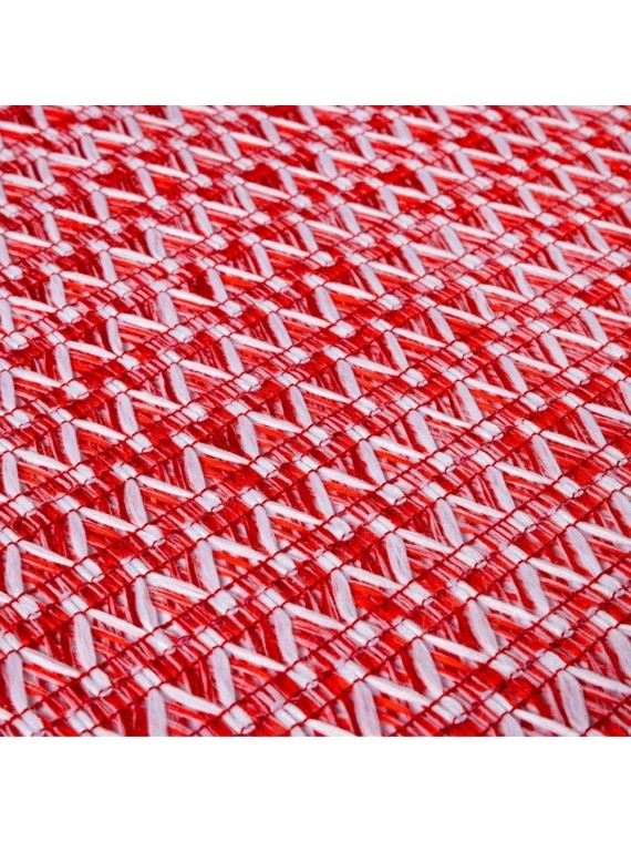 Placemate zig zag rosso set 4 pezzi