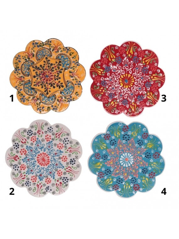 Mattonella ceramica multicolor 4 assortiti cm 18 x 18 h2