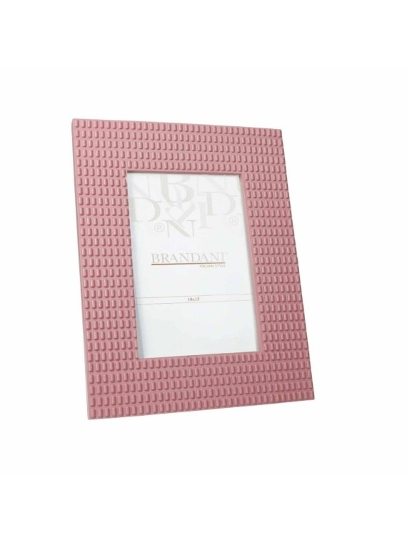 Brandani portafoto lingotto pink poliresina int. 10x15