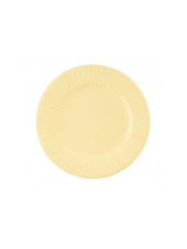 Confezione 8 piatti round cm 27 vaniglia