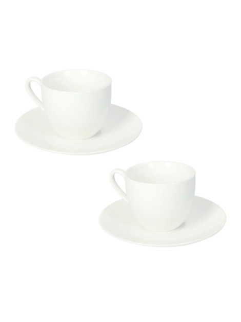 Brandani tazzina caffe set 2 bianco