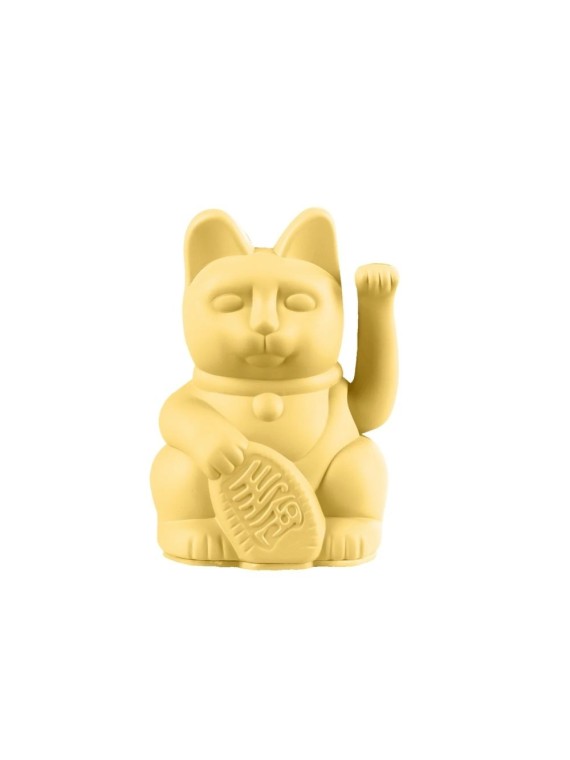 Mini lucky cat yellow prosperità