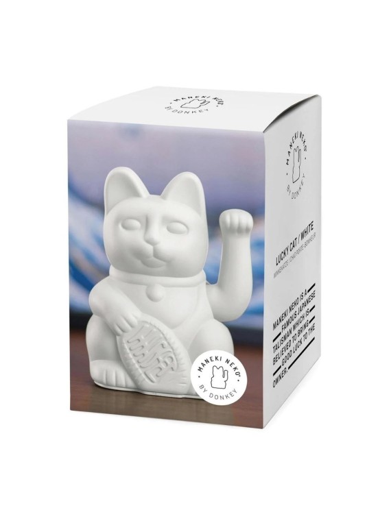Mini lucky cat white pace